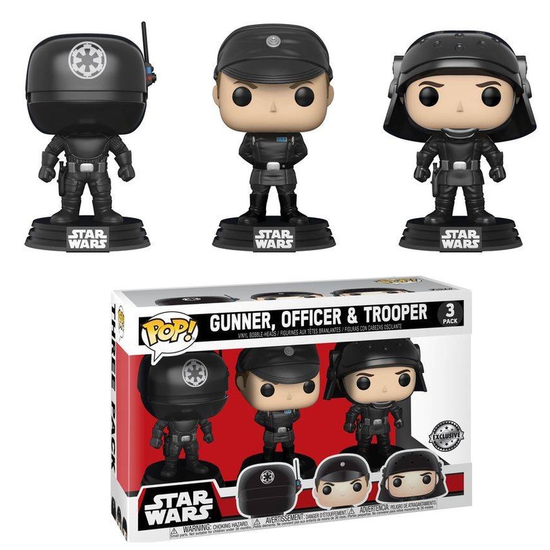 Star Wars - Death Star Gunner, Officer & Trooper US Exclusive Pop! Vinyl 3-pack