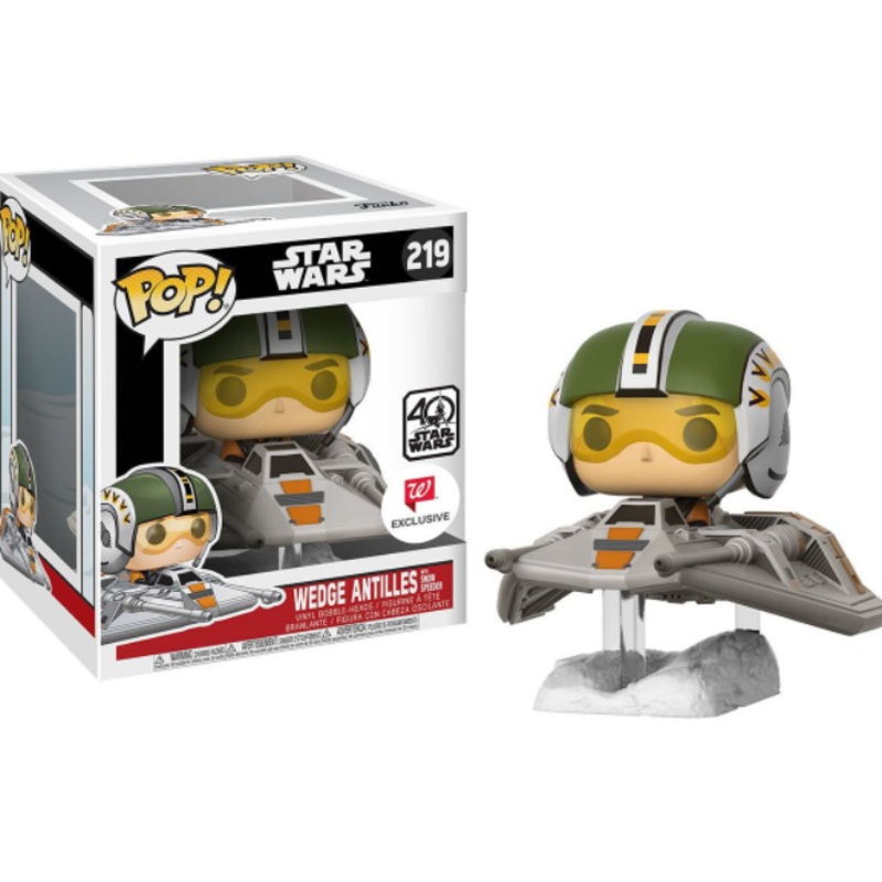 Star Wars - Wedge Antilles with Snowspeeder US Exclusive Pop! Deluxe