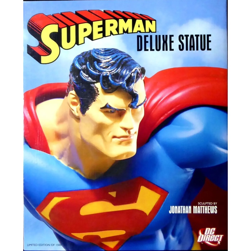 Superman Deluxe Statue with Motorized Rotating Daily Planet Base