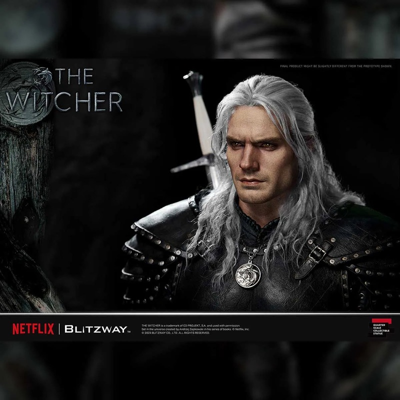 The Witcher 'Geralt of Rivia' "The Witcher", Blitzway 1/4 Superb Scale Statue