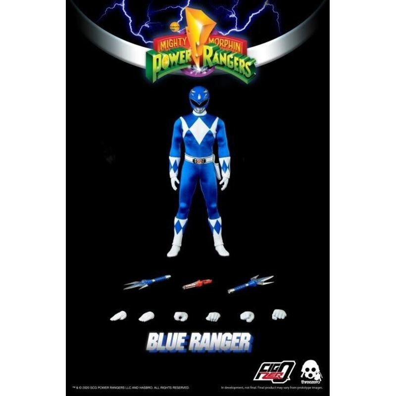 ThreeZero FigZero 1/6 Mighty Morphin Power Rangers Blue Ranger Sixth Scale Figure