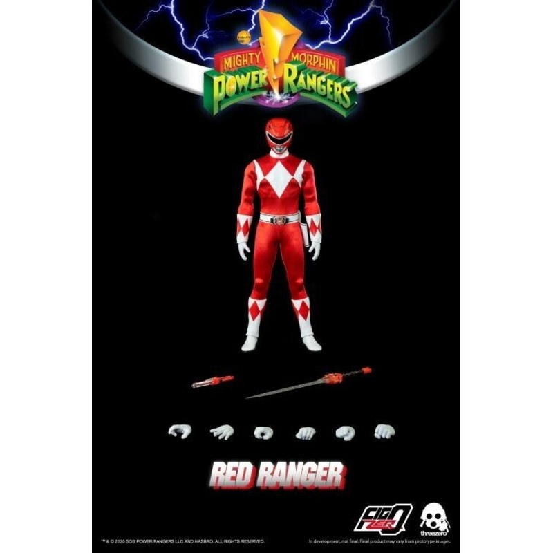 ThreeZero FigZero 1/6 Mighty Morphin Power Rangers Red Ranger Sixth Scale Figure