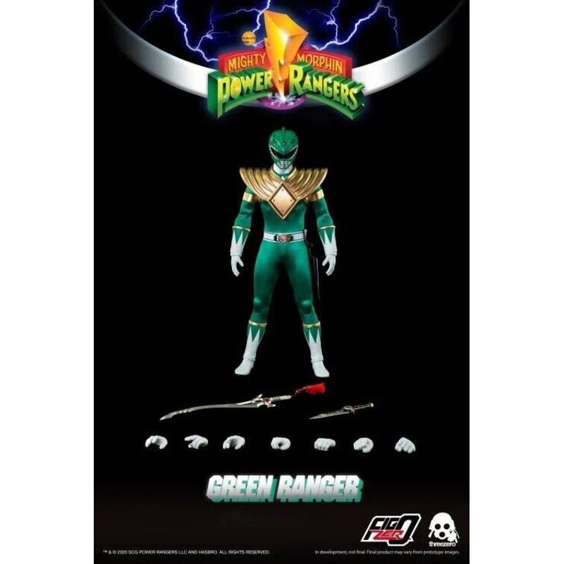 ThreeZero Power Rangers Green Ranger 1/6 Scale Action Figure