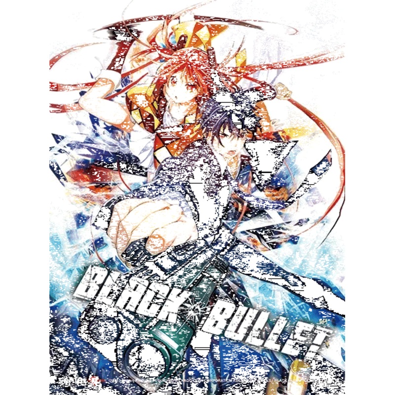 YA3D0008-Black Bullet 3D Lenticular Wall Art Poster