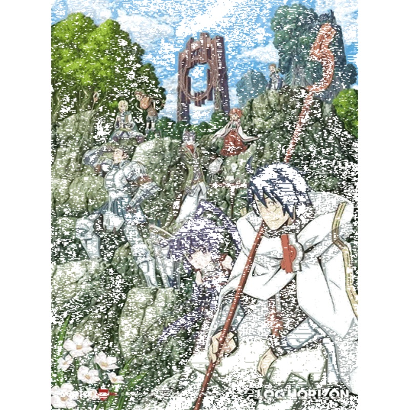 YA3D0010 Log Horizon Season 1 3D Lenticular Wall Art Poster Framed