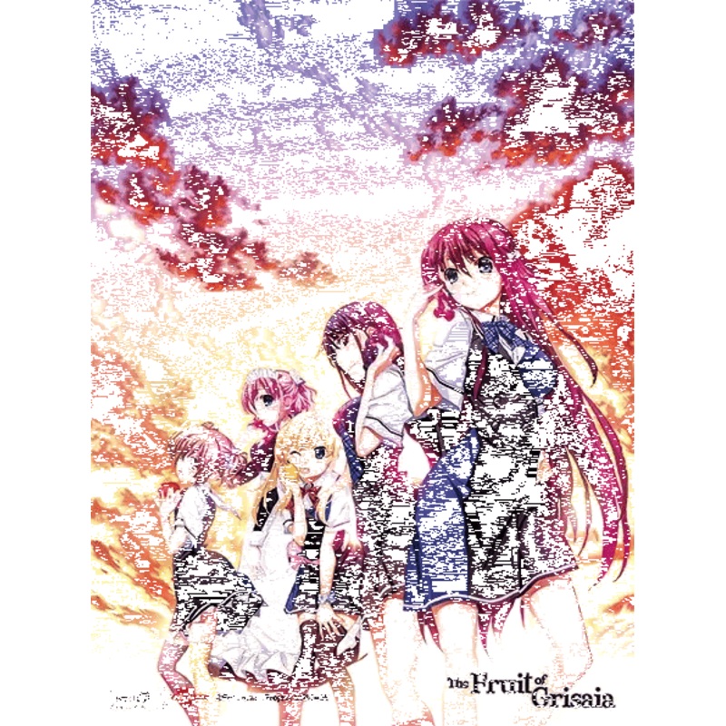 YA3D0014 The Fruit of Grisaia 3D Lenticular Wall Art Poster Framed