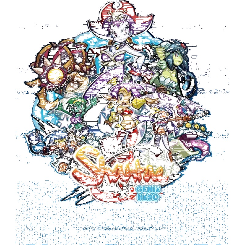 YA3D0043 Shantae 1/2 3D Lenticular Wall Art Poster Framed