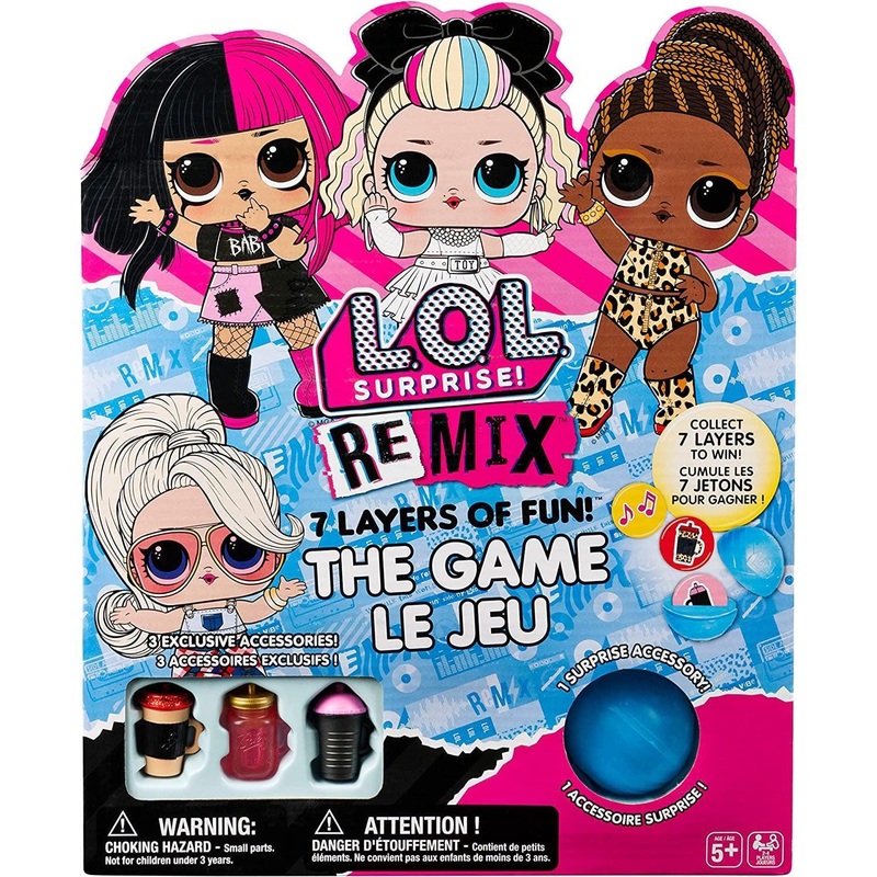 Spin Master Games L.o.l. surprise! remix 7 layers of fun board for families and kids ages 5 and up