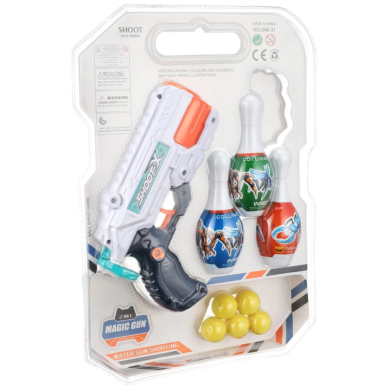 Toy 2 in 1 gun dual function