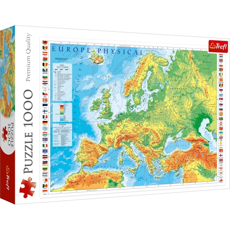 Toys Trefl Puzzle, Coloured