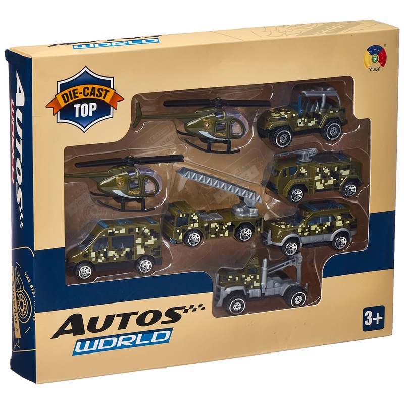 Yi Jia Yi Police Vehicles Models Set - 8 Pieces