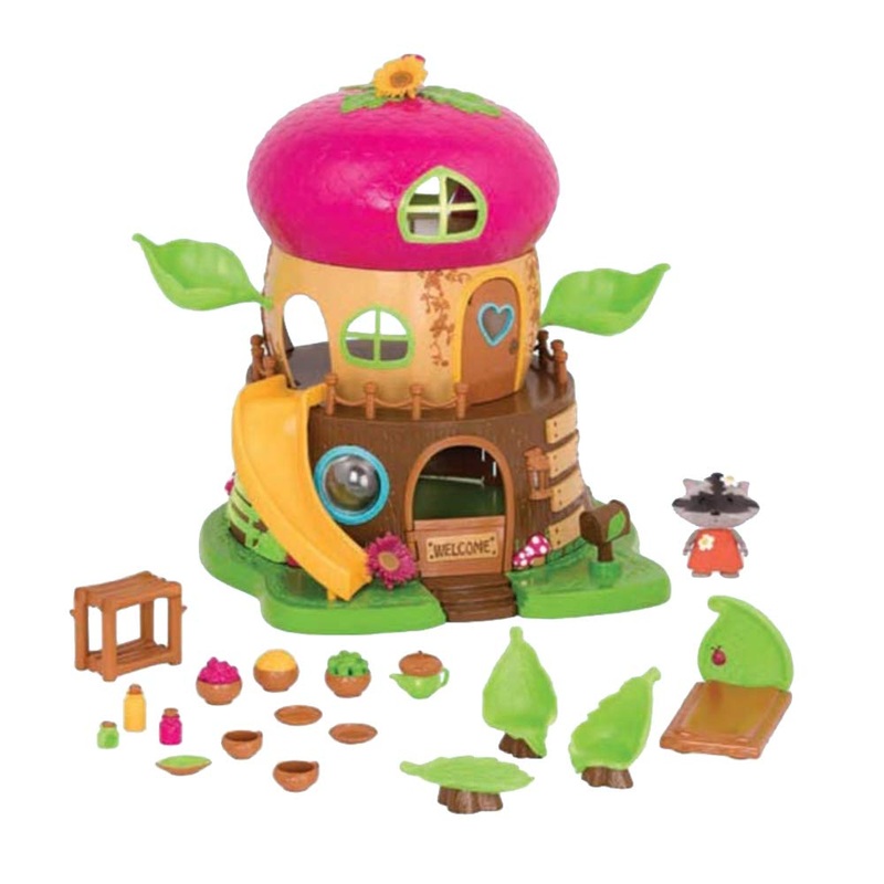 Lil Woodzeez Acorn Treehouse Playset  Toy Treehouse with Figurines for Kids