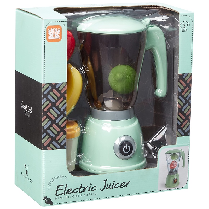 LITTLE CHEF ELECTRIC JUICER LIGHT - MUSIC - EYE MINI KITCHEN SERIES 5 PCS