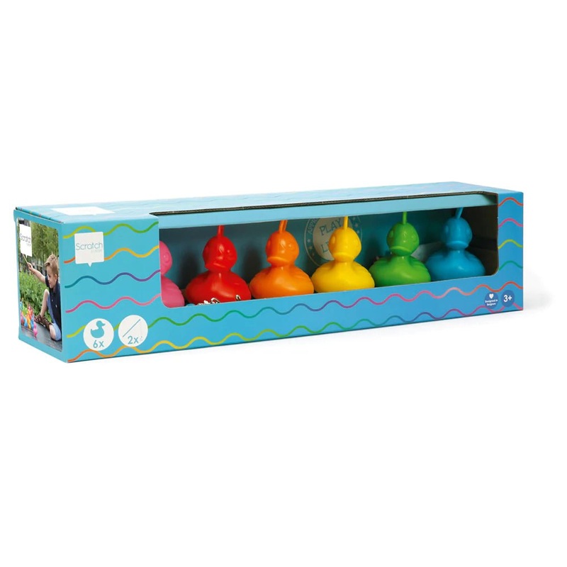 Rainbow Fishing Ducks Set