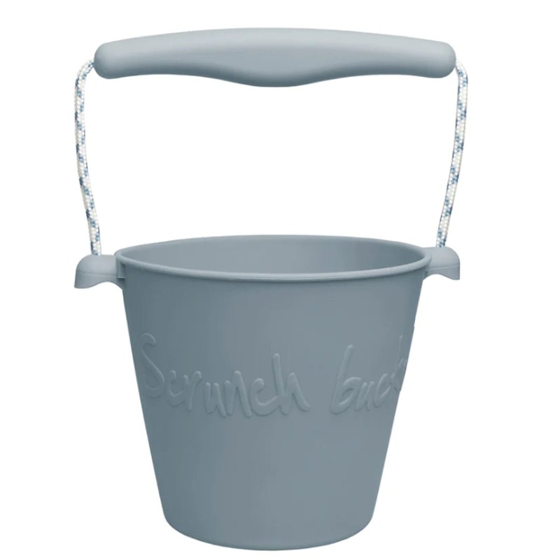 Silicone Beach Bucket - Duck Egg Blue