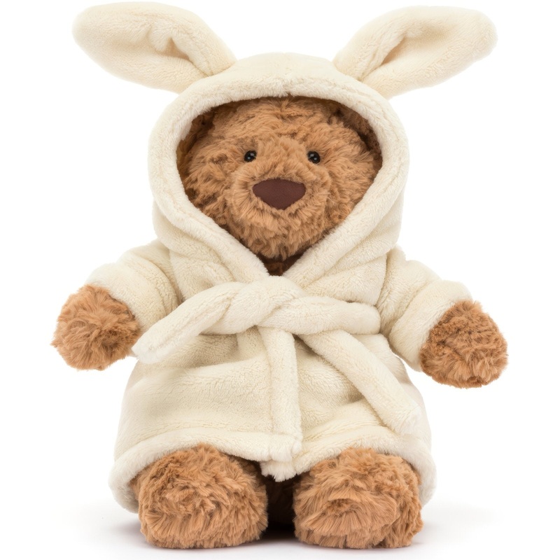 Bathrobe Bear Plush Toy