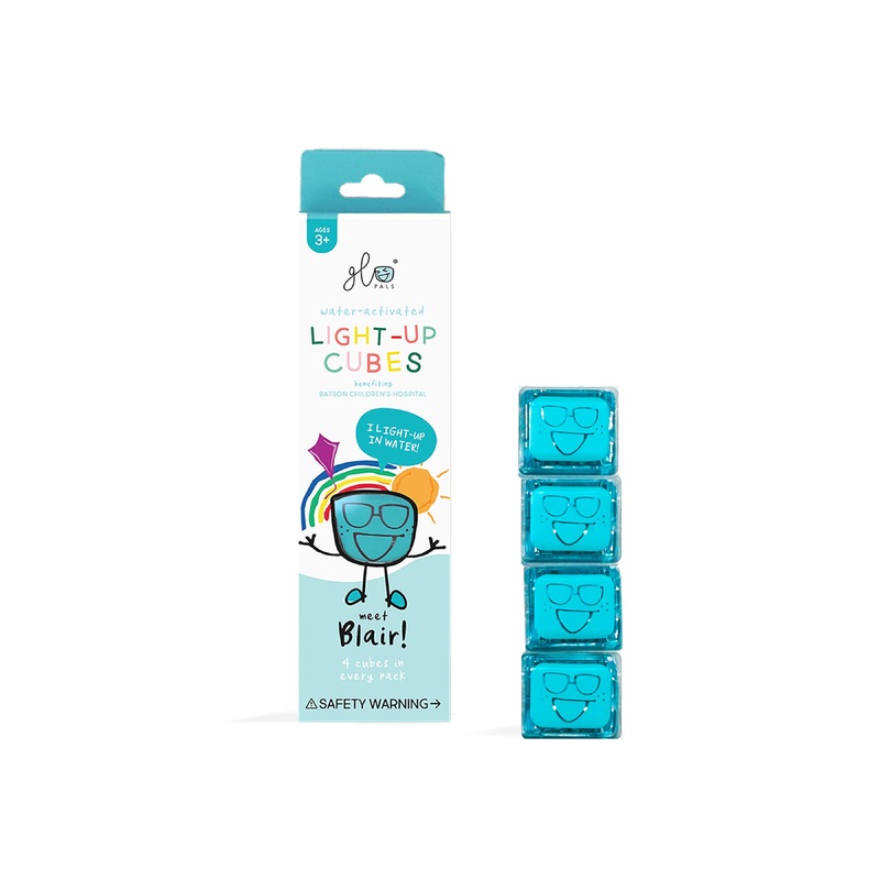 Blair - Glo Pals 4-Pack Blue Light Up Cubes