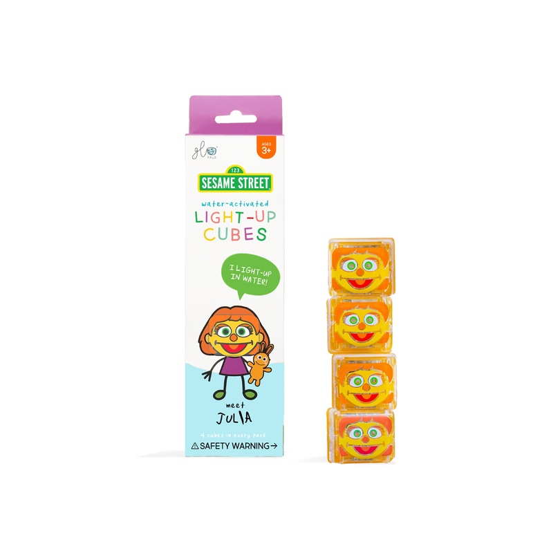 Julia - Glo Pals x Sesame Street  4-Pack Light Up Cubes
