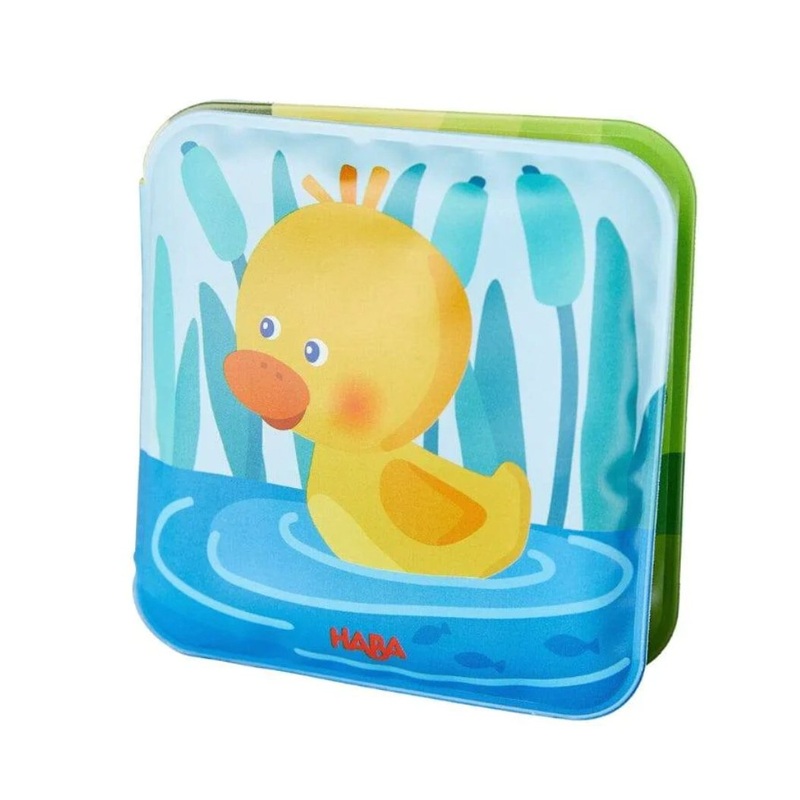 Mini Albert the Duck Bath Book - Squeaker