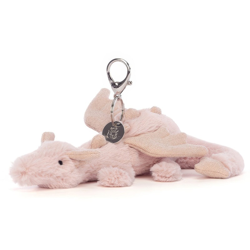 Rose Dragon Bag Charm