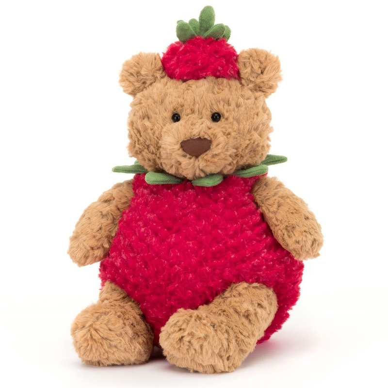 Strawberry Bear Plush Toy
