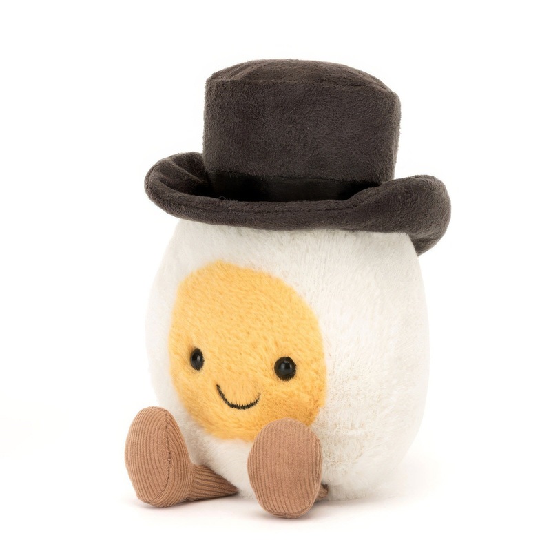 Boiled Egg Groom Plush Toy
