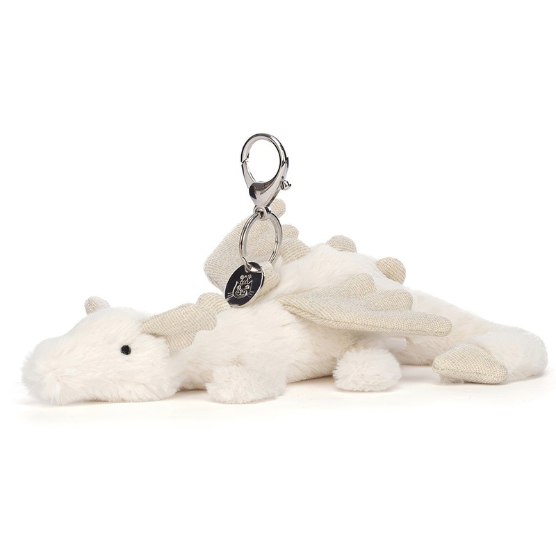 Snow Dragon Bag Charm