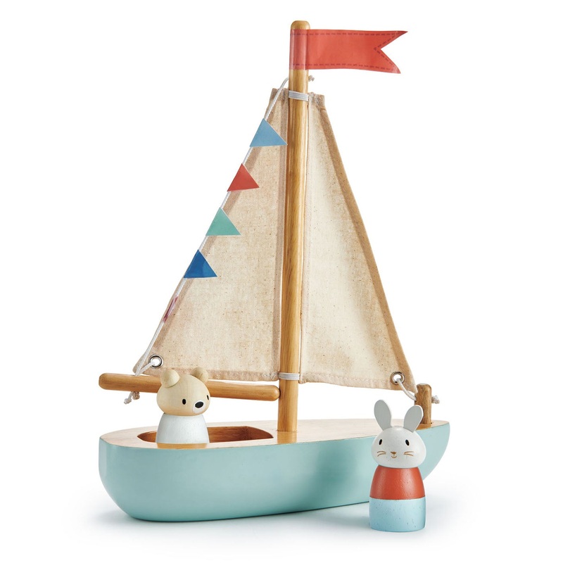 Tender Leaf Wooden Toy Sailaway Boat