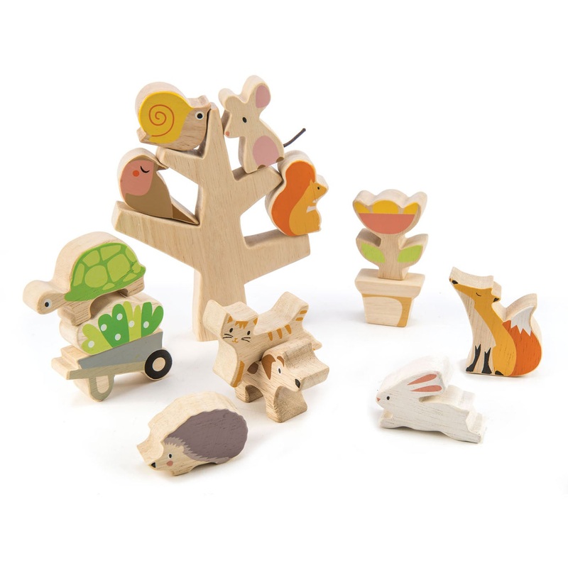 Tender Leaf Wooden Toy Stacking Garden