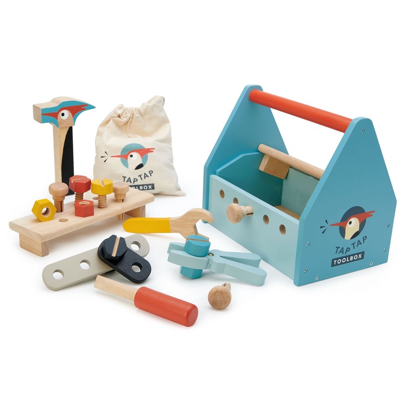 Tender Leaf Wooden Toy Tap Tap Tool Box