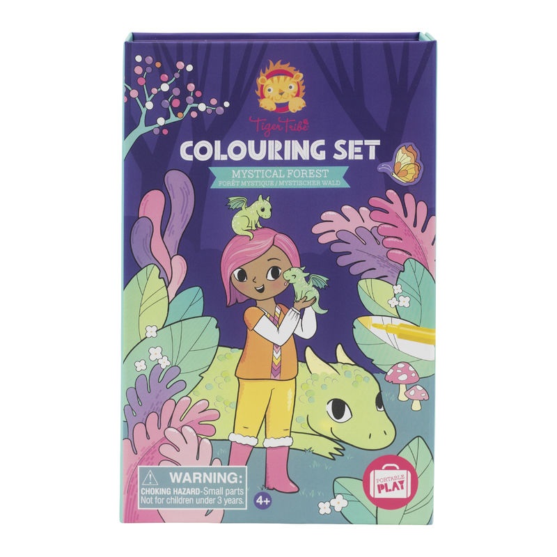 Tiger Tribe Colouring Set  Mystical Forest
