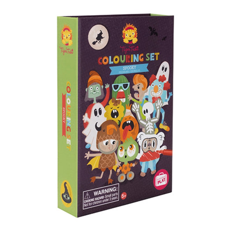 Tiger Tribe Colouring Set Spooky