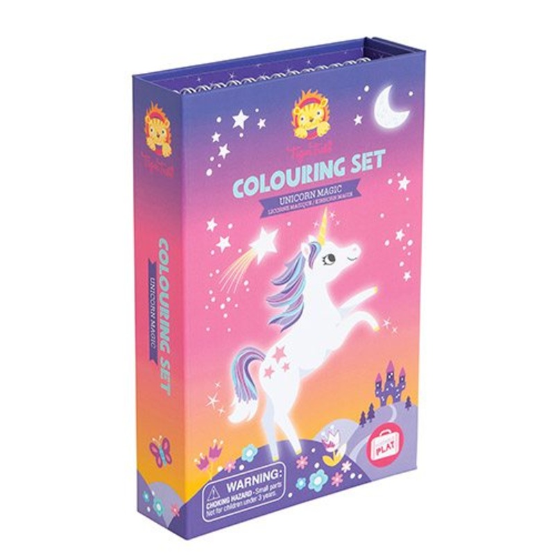 Tiger Tribe Colouring Set Unicorn Magic