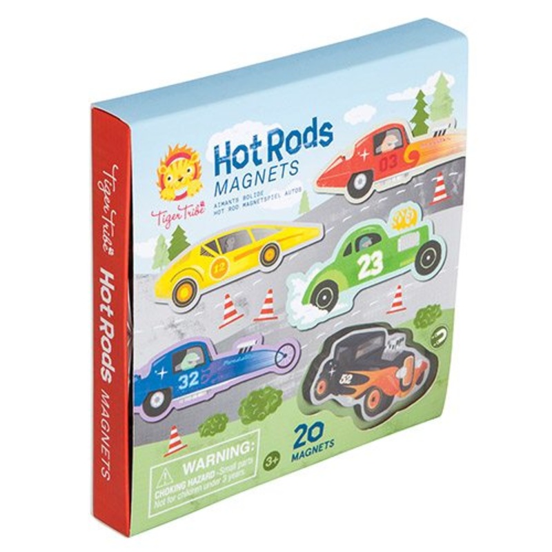 Tiger Tribe Hot Rod Magnets