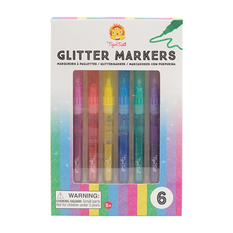 Tiger Tribe Markers Glitter