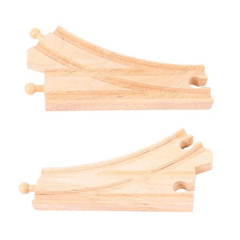Wooden Train Big Jigs Curved Points