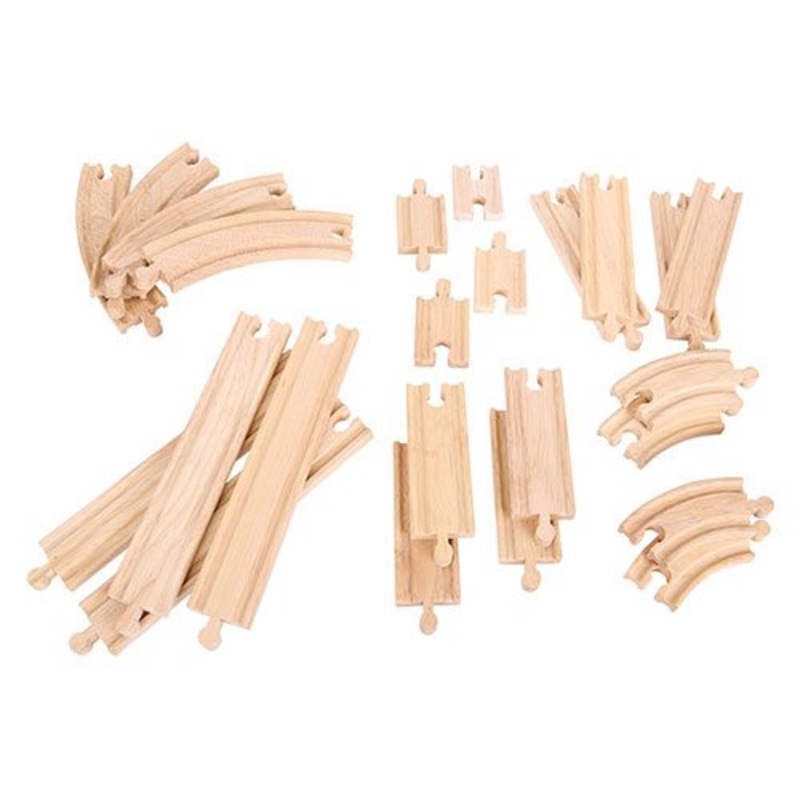 Wooden Train Big Jigs Curves & Straights Expansion Pack