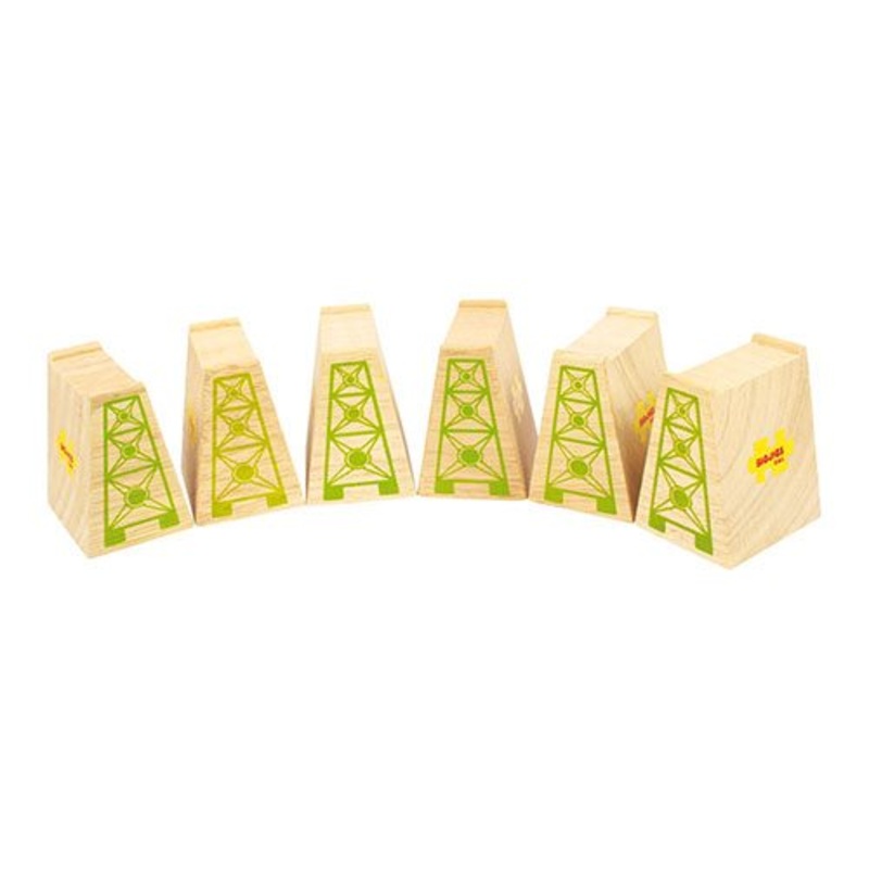 Wooden Train Big Jigs High Level Blocks