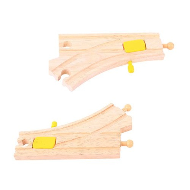 Wooden Train Big Jigs Mechanical Switches