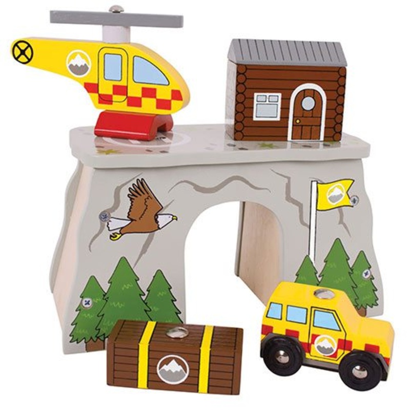Wooden Train Big Jigs Mountain Rescue