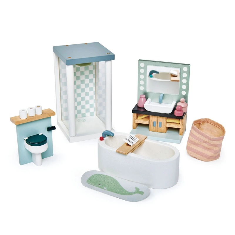 Tender Leaf Wooden Dollhouse Furniture | Bathroom