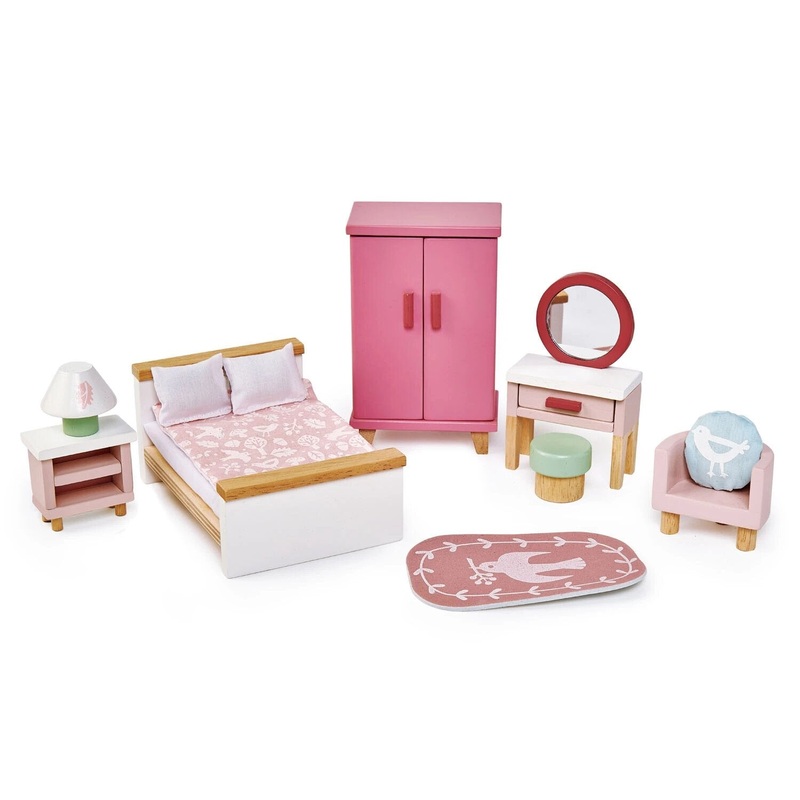Tender Leaf Wooden Dollhouse Furniture Bedroom