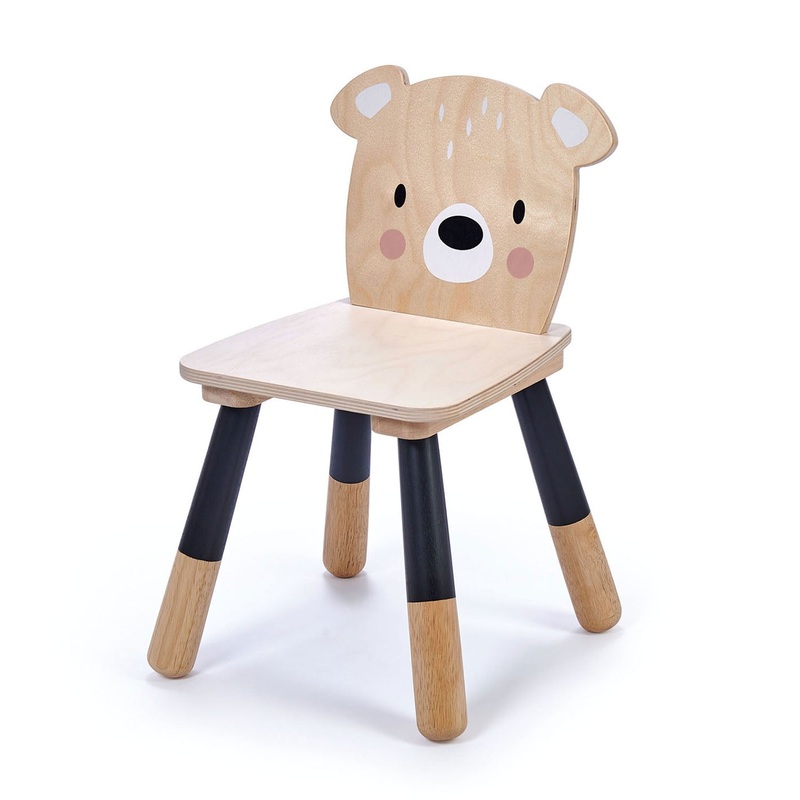 Tender Leaf Wooden Furniture Forest Bear Chair