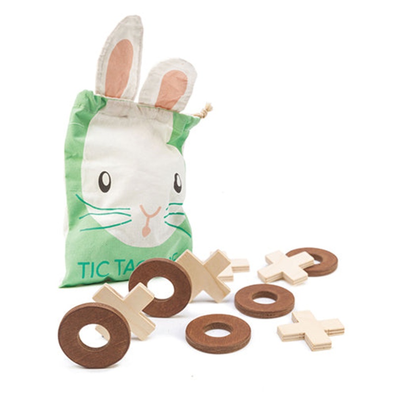 Tender Leaf Wooden Tic tac Toe Game