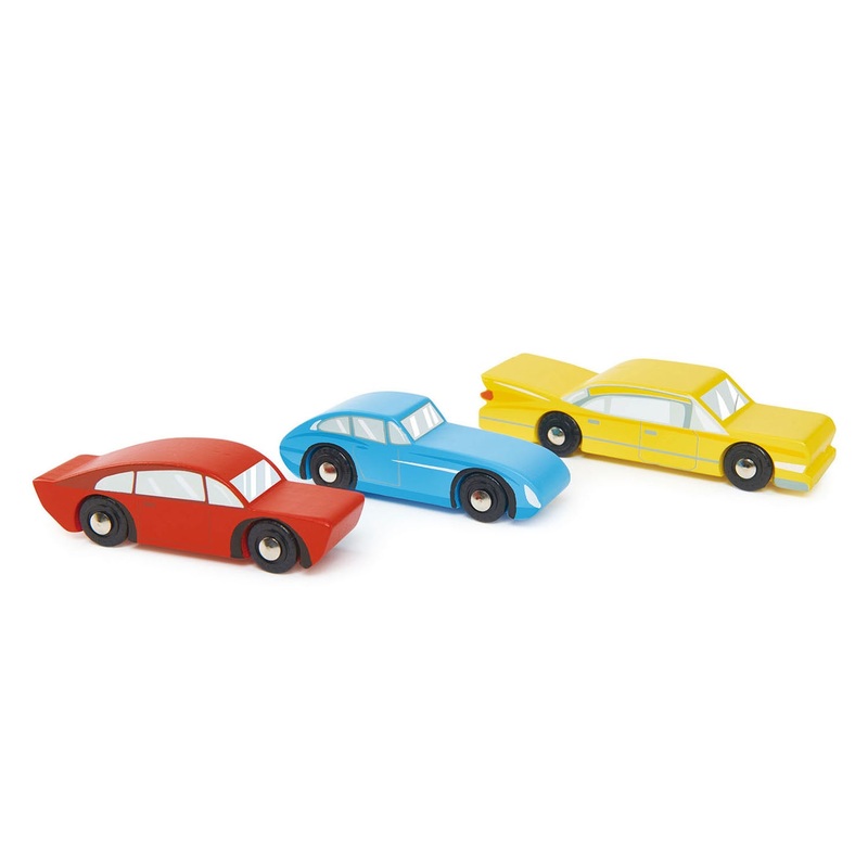 Tender Leaf Wooden Toy Retro Cars