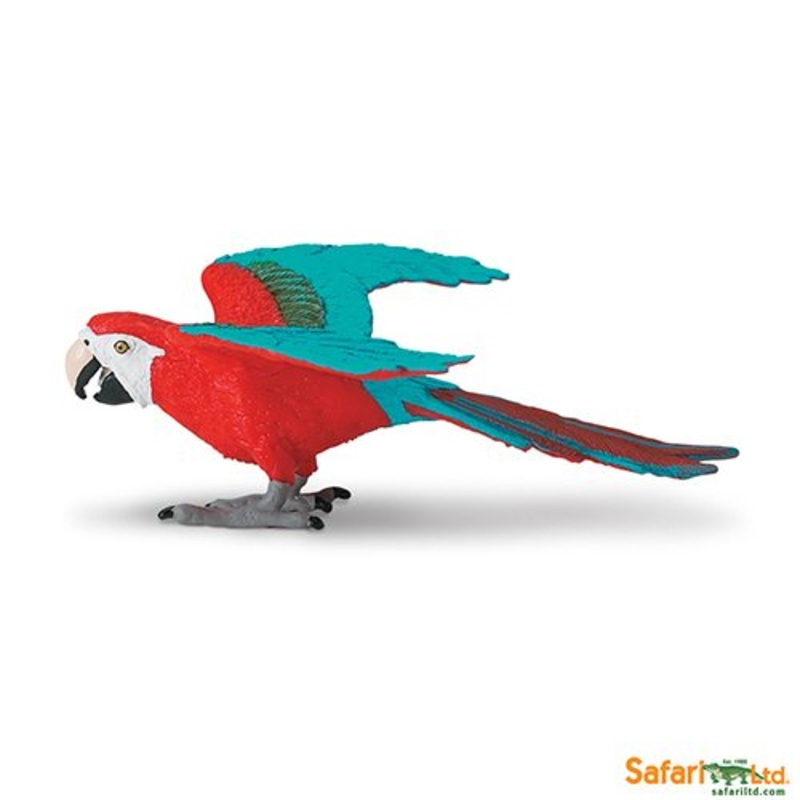 Safari Ltd Birds Green-Winged Macaw