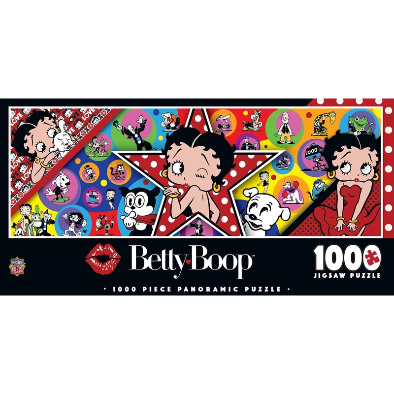 Betty Boop 1000 Piece Panoramic Jigsaw Puzzle
