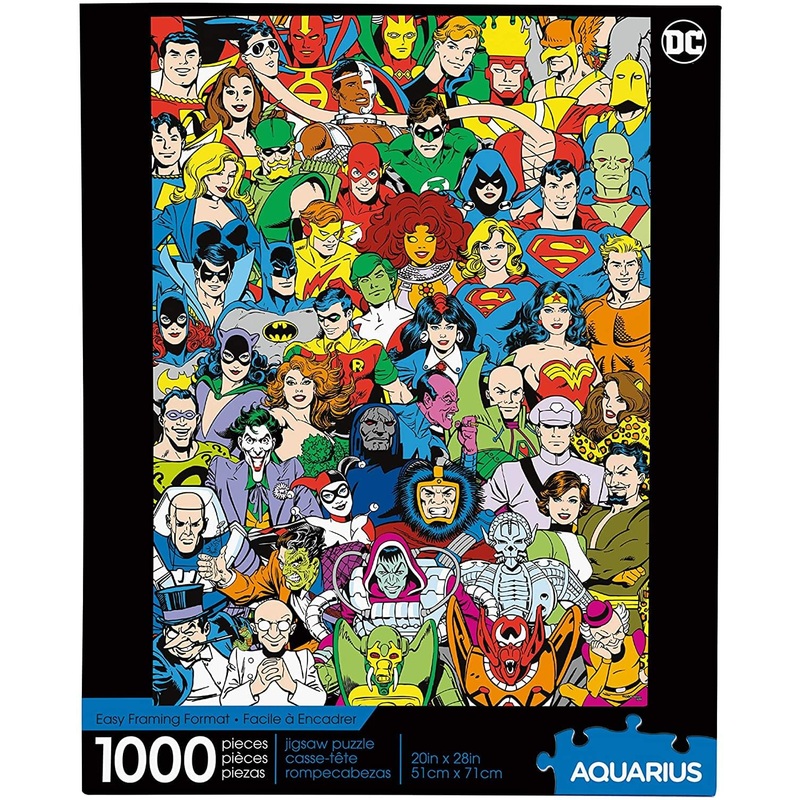 DC Comics Retro Cast 1000 Piece Jigsaw Puzzle