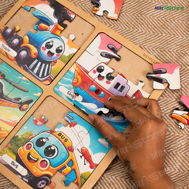 Vehicle assorted Jigsaw Puzzle for Kids