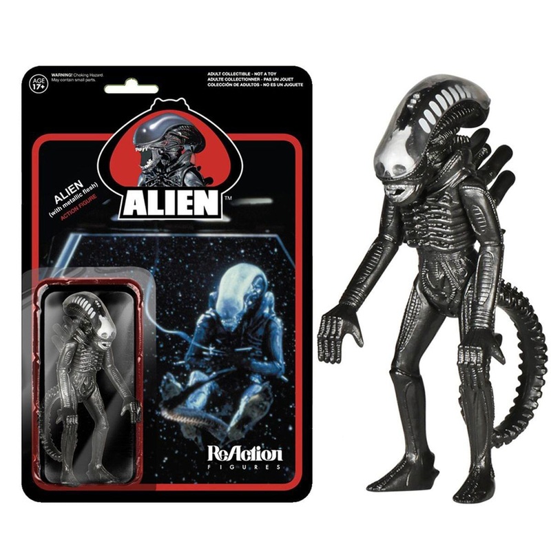 Alien Funko Reaction 3 3/4" Action Figure: Metallic Alien